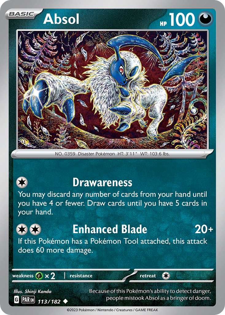 113/182 - Absol - Paradox Rift