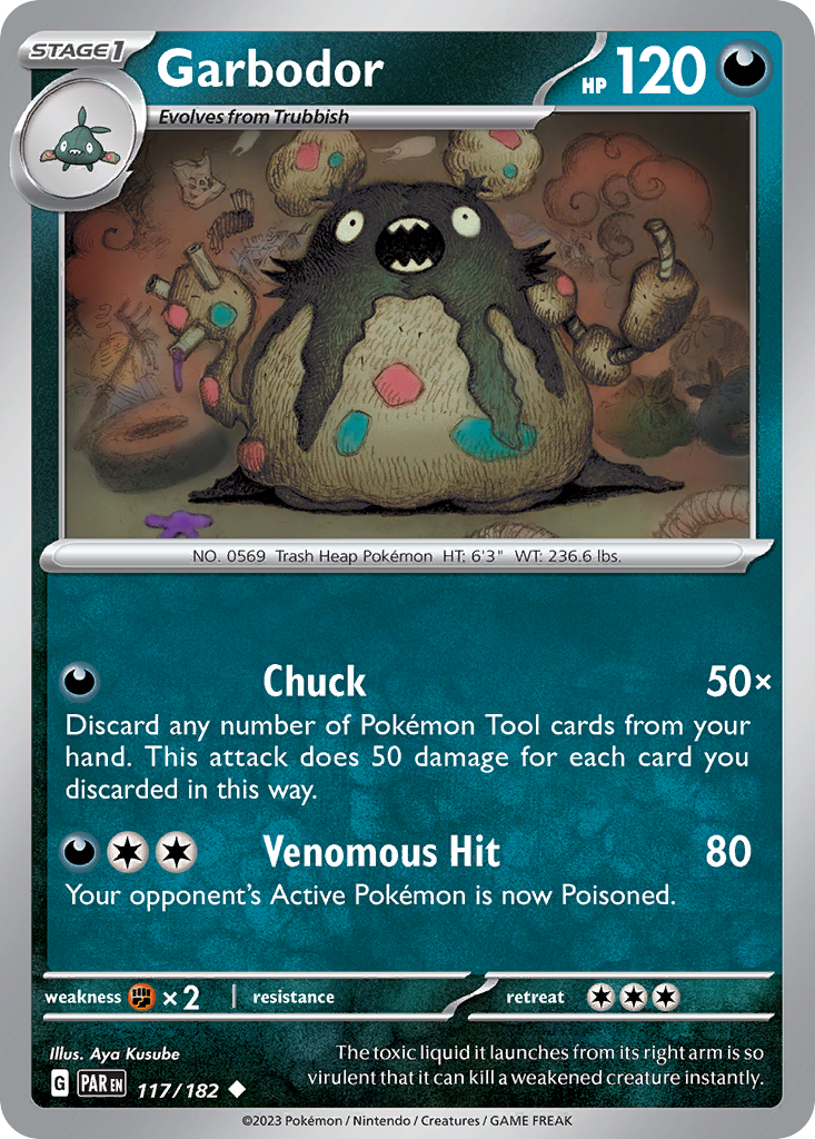 117/182 - Garbodor - Paradox Rift