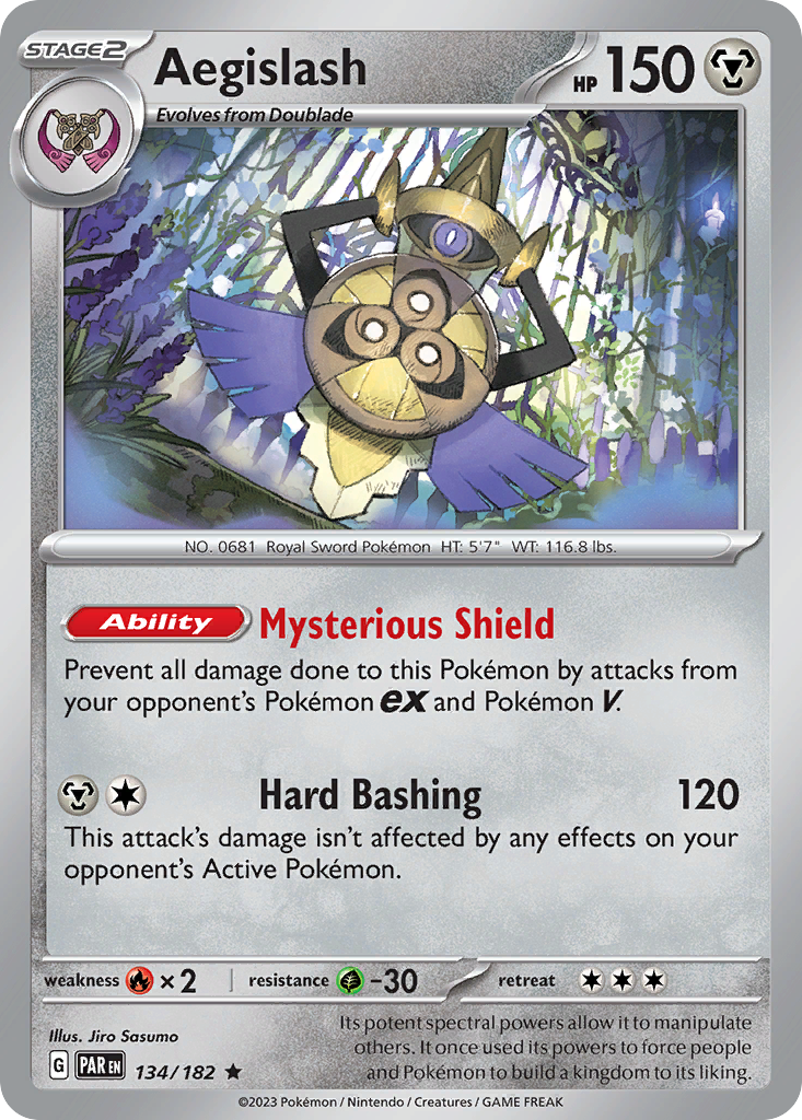 134/182 - Aegislash - Paradox Rift