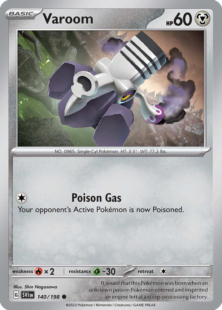 140/198 - Varoom - Scarlet & Violet - Reverse Holo