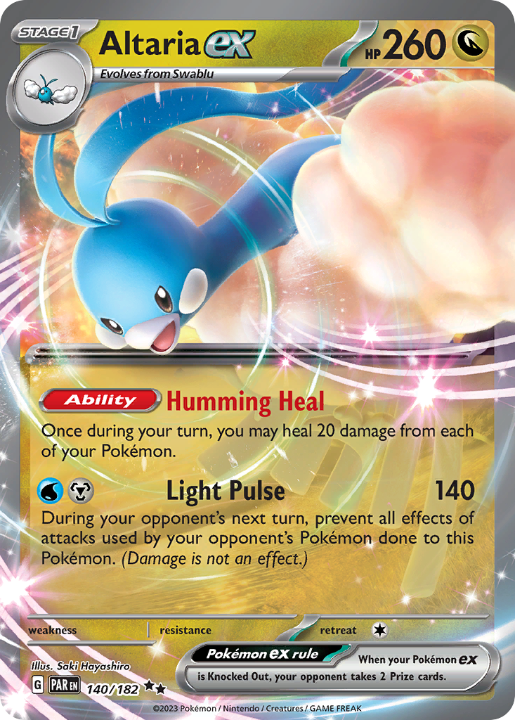 140/182 - Altaria ex - Paradox Rift