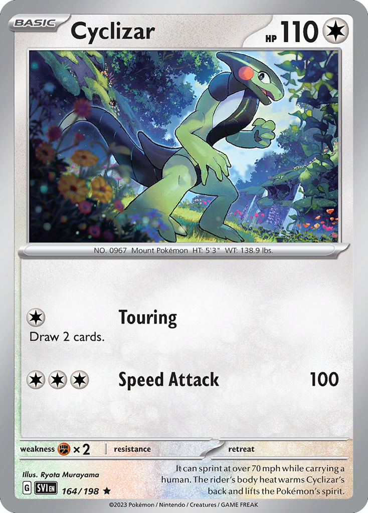 164/198 - Cyclizar - Scarlet & Violet - Reverse Holo