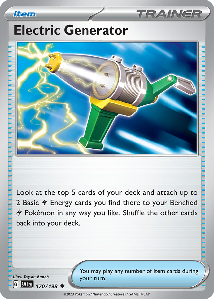 170/198 - Electric Generator - Scarlet & Violet - Reverse Holo