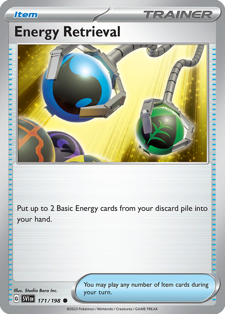 171/198 - Energy Retrieval - Scarlet & Violet - Reverse Holo