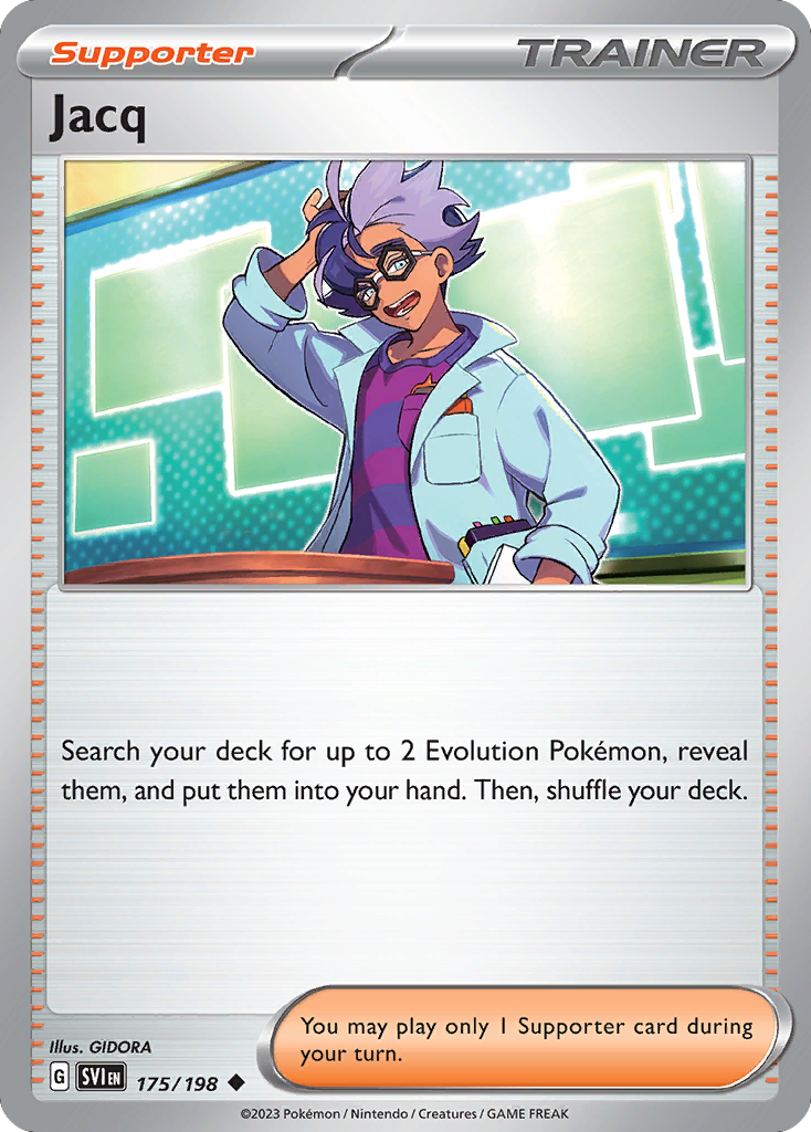 175/198 - Jacq - Scarlet & Violet - Reverse Holo