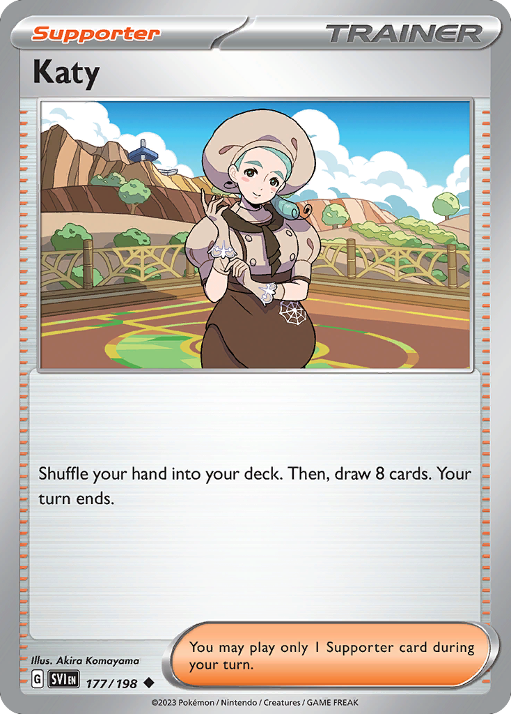 177/198 - Katy - Scarlet & Violet - Reverse Holo