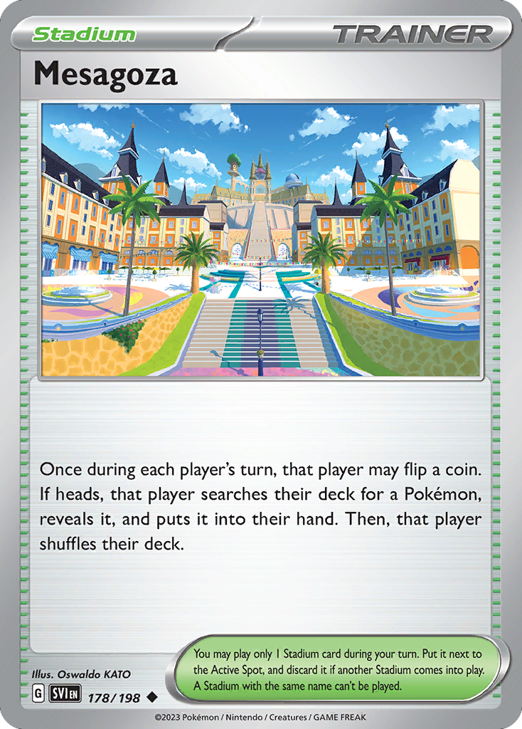178/198 - Mesagoza - Scarlet & Violet - Reverse Holo