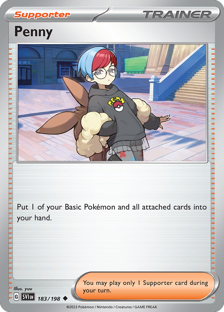 183/198 - Penny - Scarlet & Violet - Reverse Holo