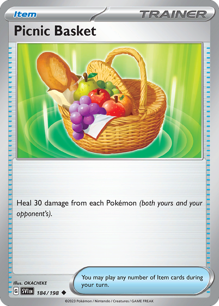 184/198 - Picnic Basket - Scarlet & Violet - Reverse Holo