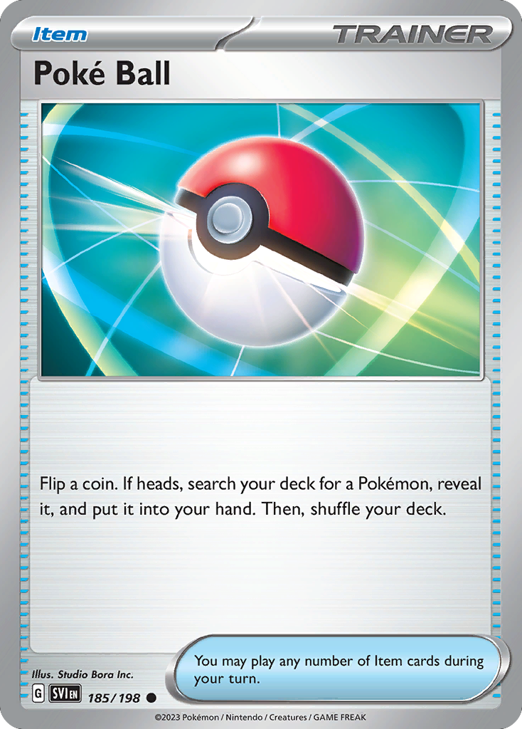 185/198 - Poké Ball - Scarlet & Violet - Reverse Holo