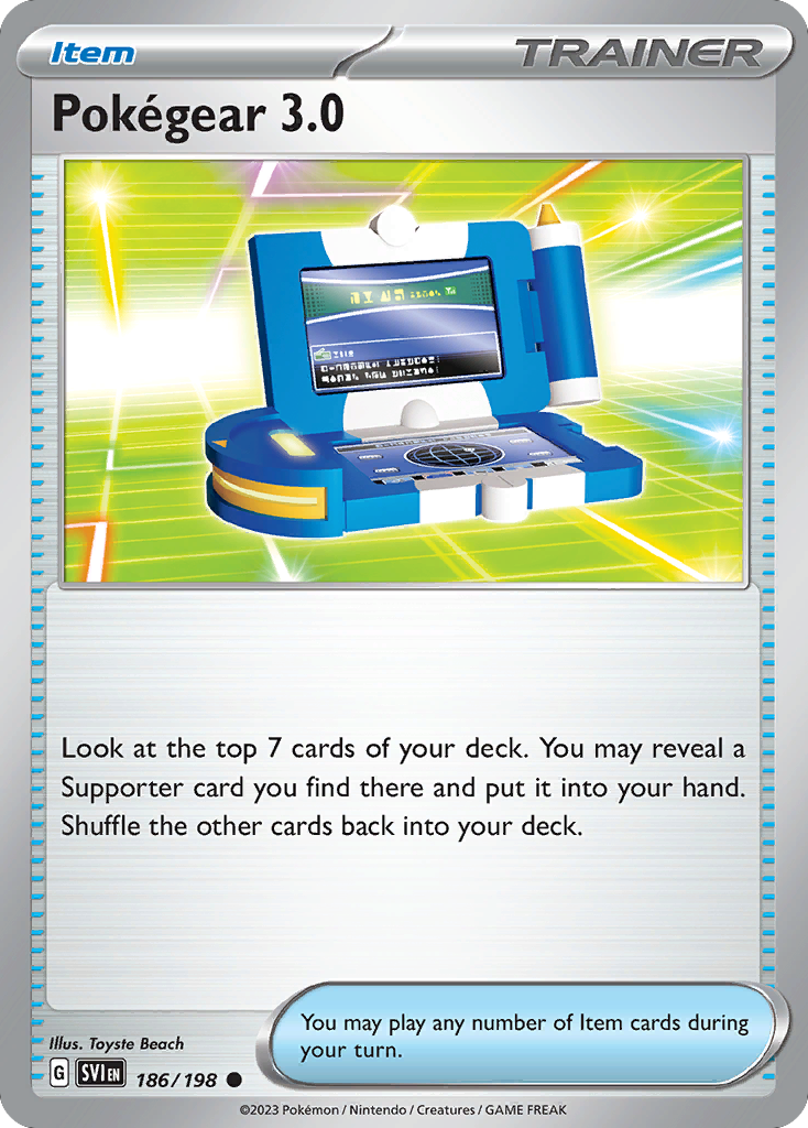186/198 - Pokégear 3.0 - Scarlet & Violet - Reverse Holo