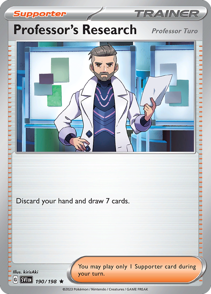 190/198 - Professor's Research - Scarlet & Violet - Reverse Holo