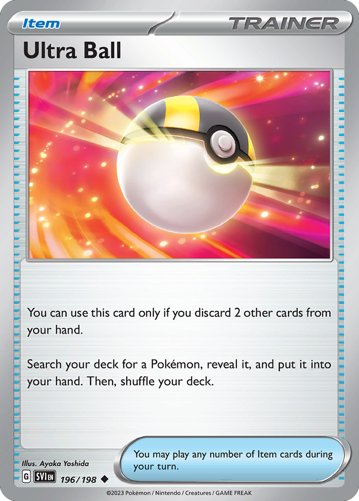 196/198 - Ultra Ball - Scarlet & Violet - Reverse Holo