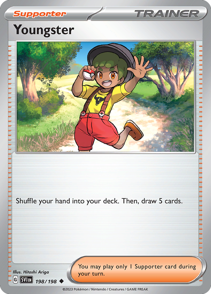 198/198 - Youngster - Scarlet & Violet - Reverse Holo