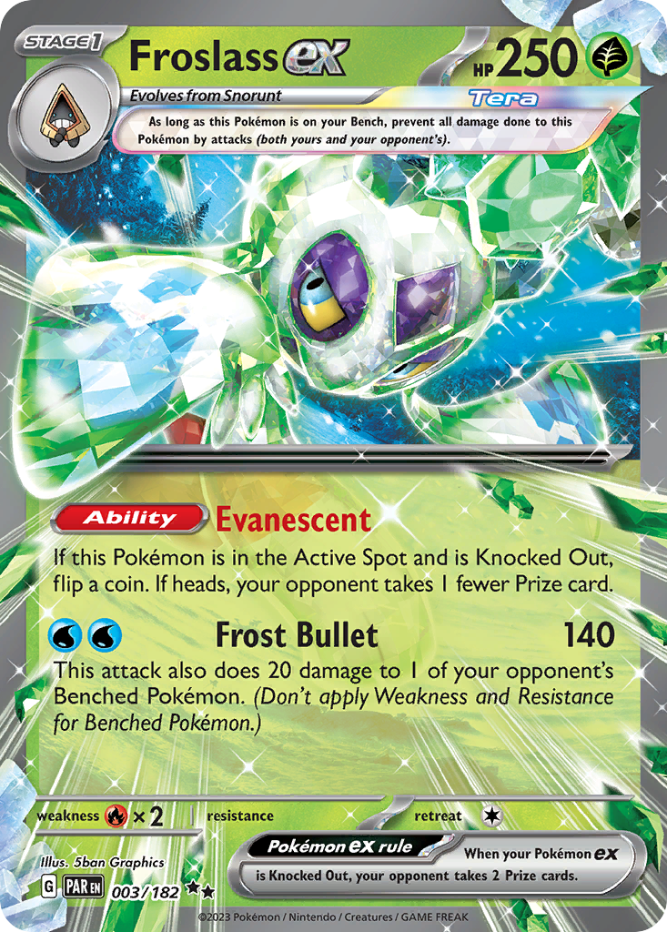 003/182 - Froslass ex - Paradox Rift