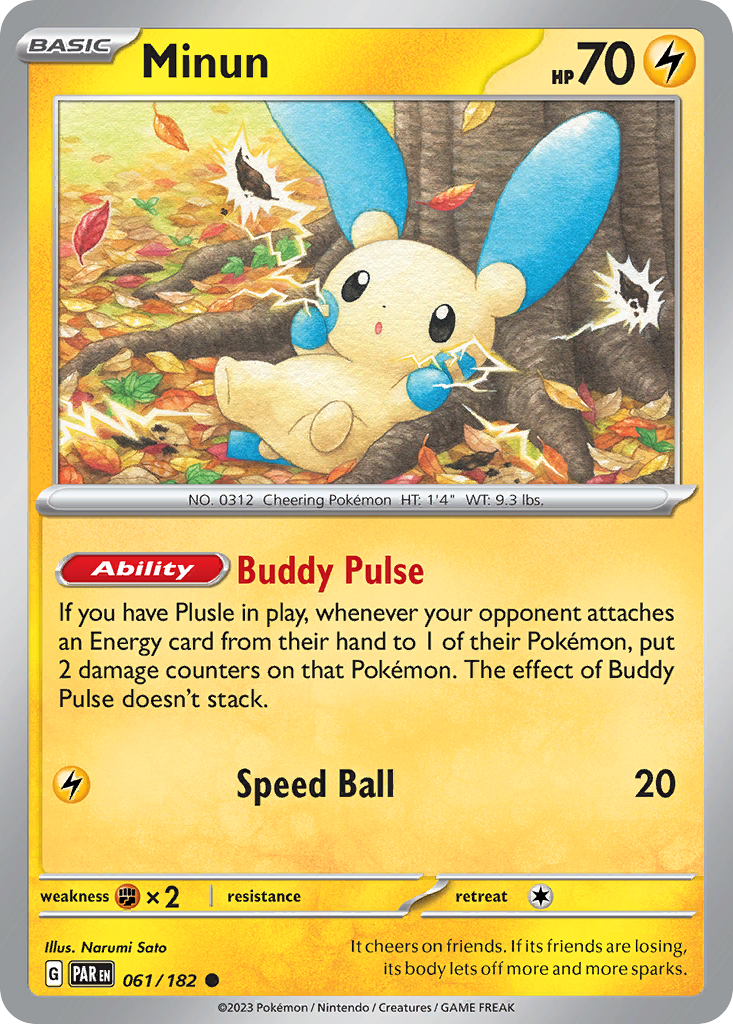 061/182 - Minun - Paradox Rift