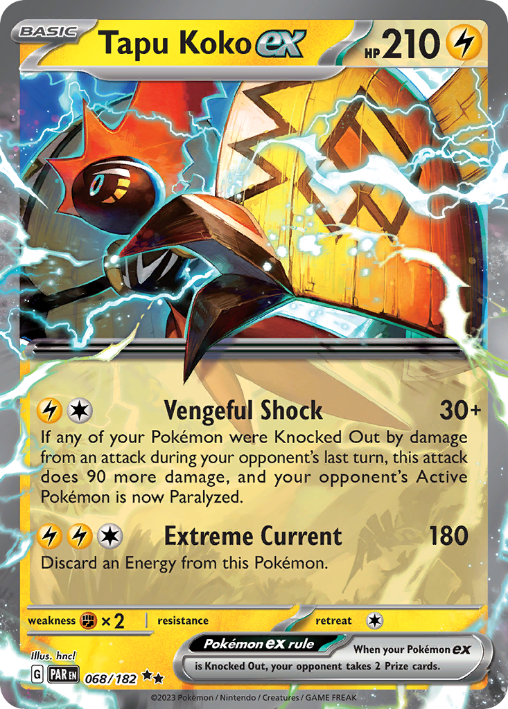 068/182 - Tapu Koko ex - Paradox Rift