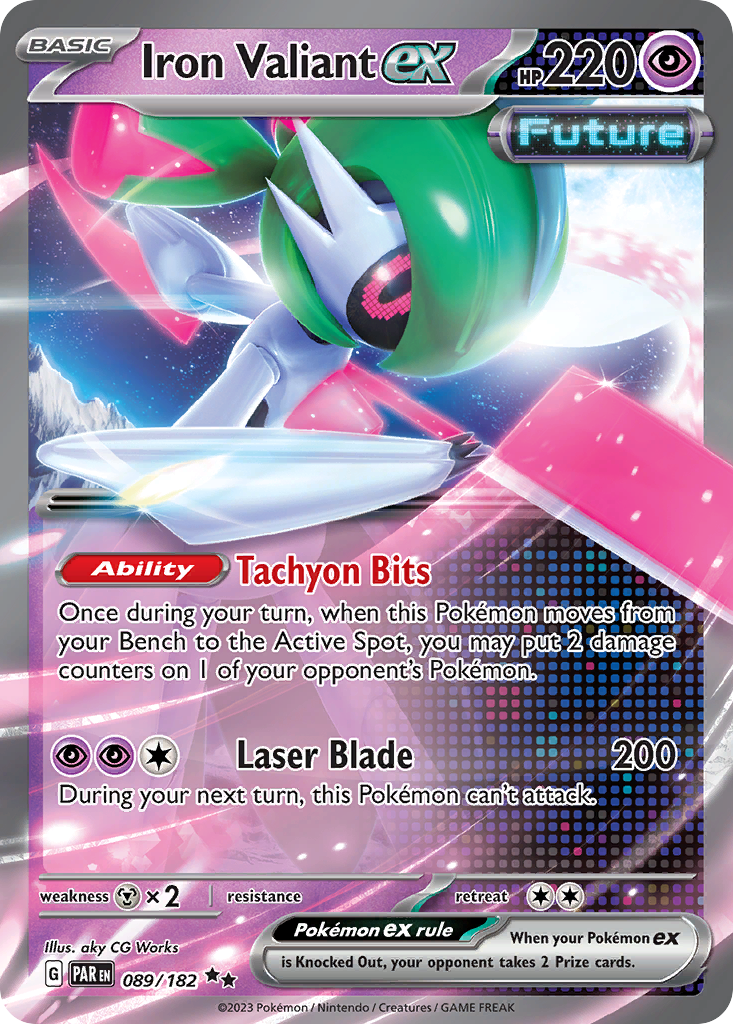 089/182 - Iron Valiant ex - Paradox Rift