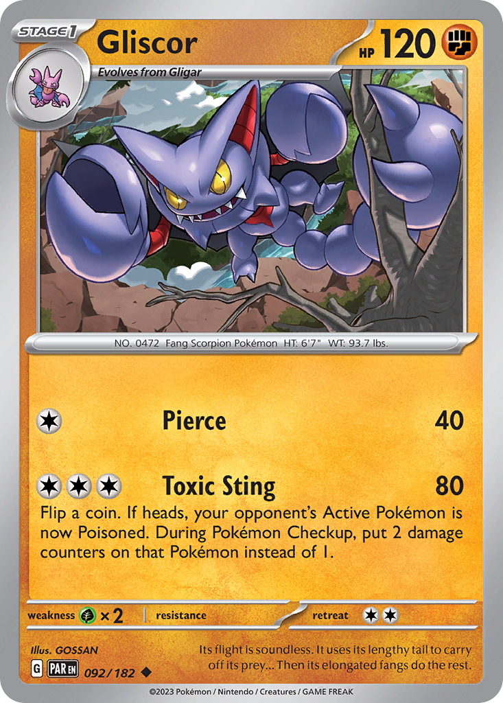 092/182 - Gliscor - Paradox Rift